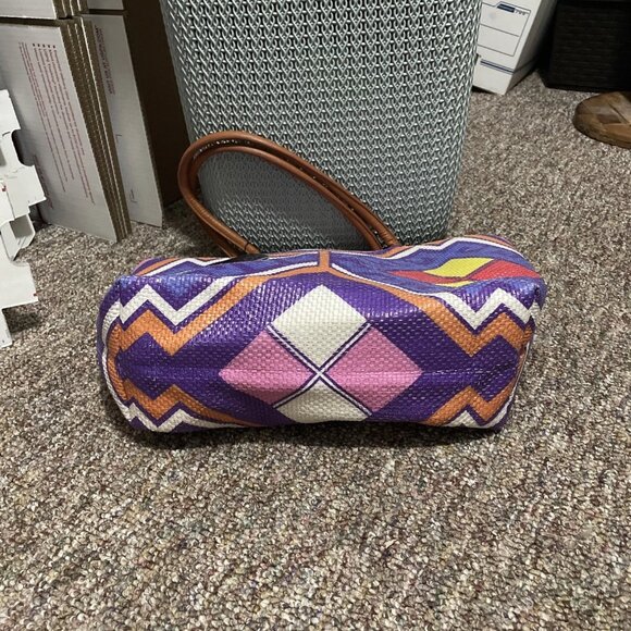 MMS Design Studio Diamond Days Shoulder Purse, Multi-Colored - NWT - Picture 4 of 8